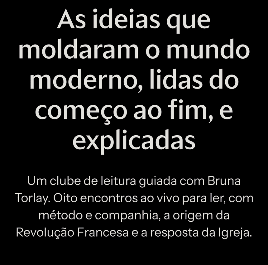 A Revolução das Ideias — leitura guiada com Bruna Torlay